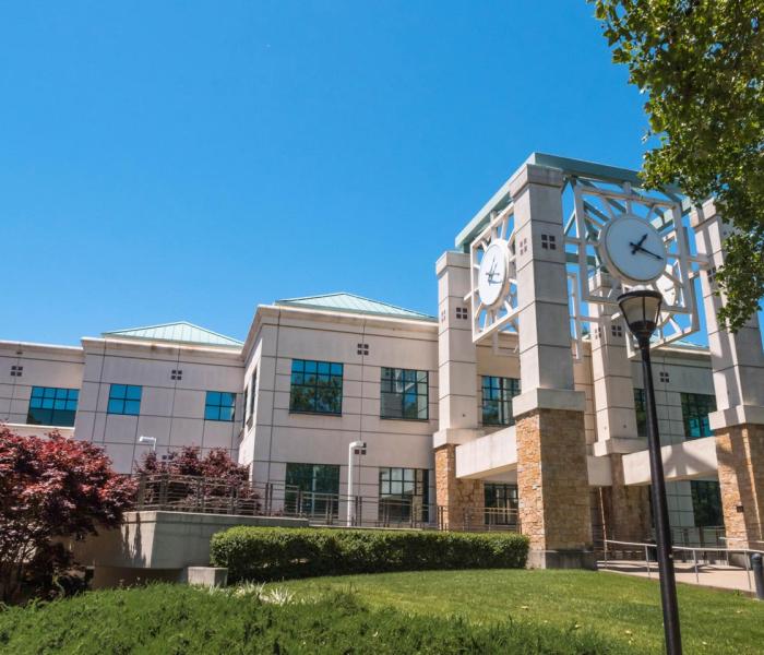 Schulz Information Center Clock Tower