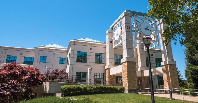 Schulz Information Center Clock Tower