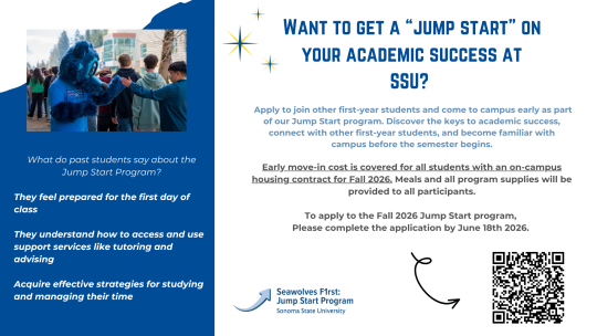 This is a picture of information about Jump Start, including a QR code